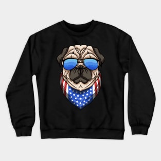 American Pug Dog Crewneck Sweatshirt